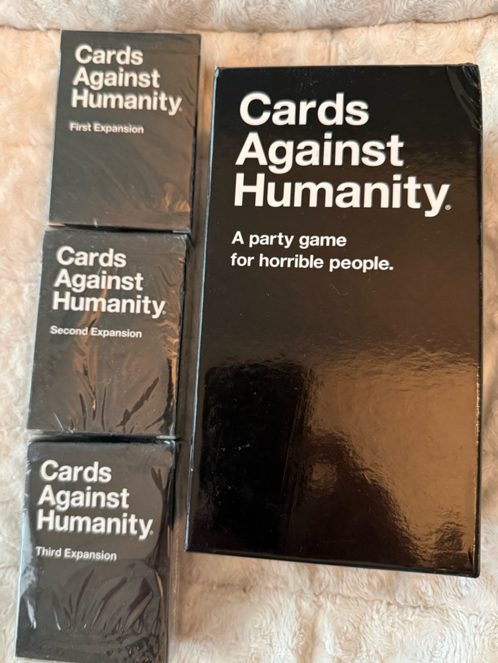 Cards Against Humanity - Main Game and First, Second and Third Expansions